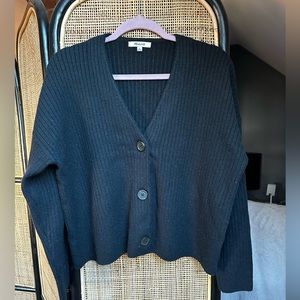 Madewell Soft Boxy Crop Cardigan